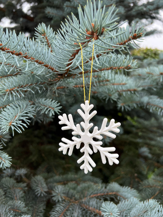 Décoration de Noël Flocon de Neige - Imprimée en 3D