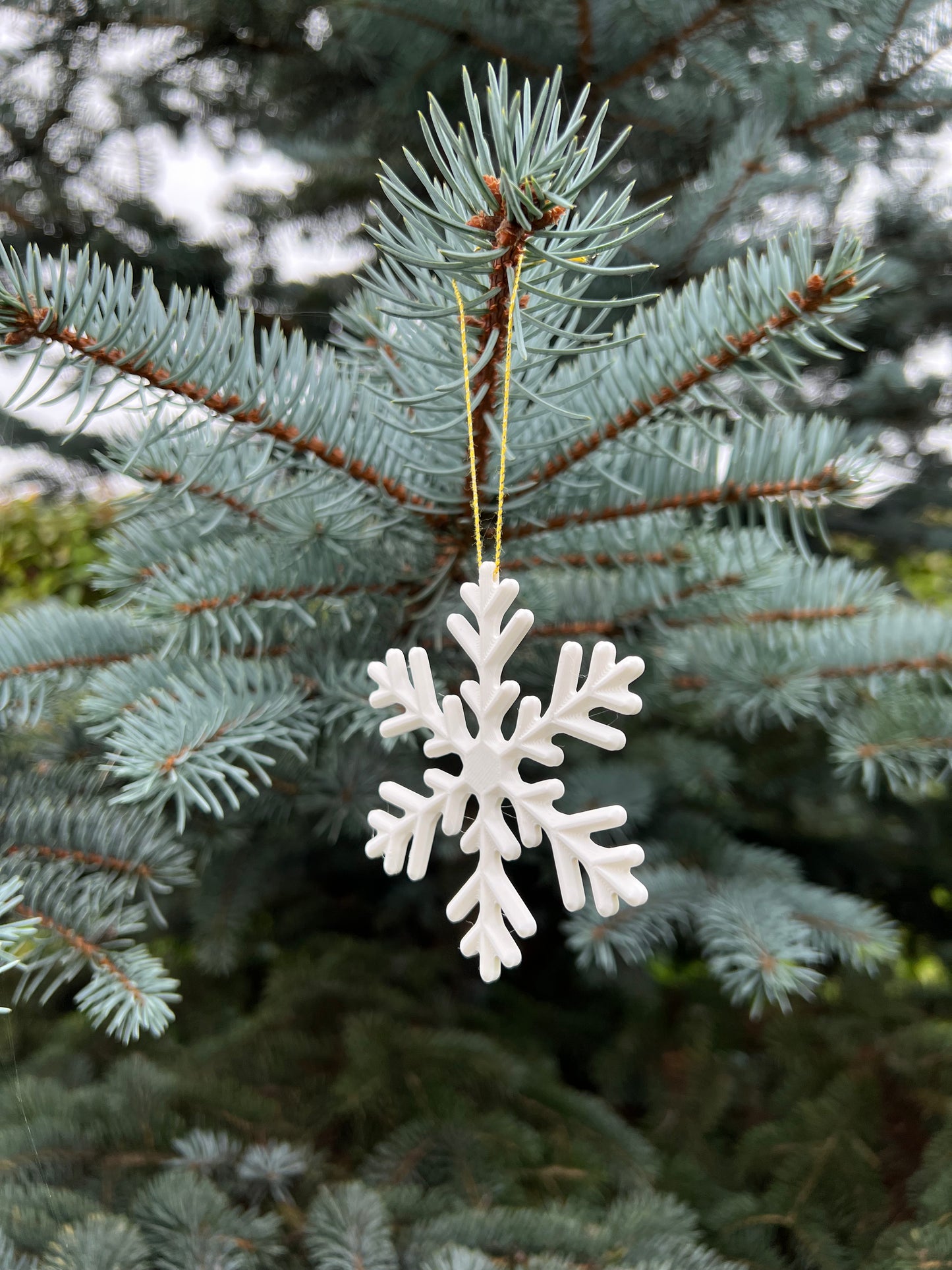 Décoration de Noël Flocon de Neige - Imprimée en 3D